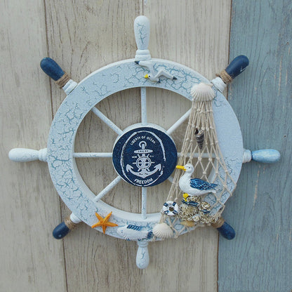 Mediterranean Ship Rudder Decoration Piece