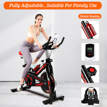 Fitness Cycling Exercise Bike with LCD Monitor