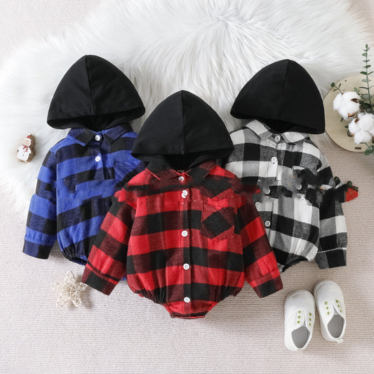 Baby Christmas Hooded Jumpsuit