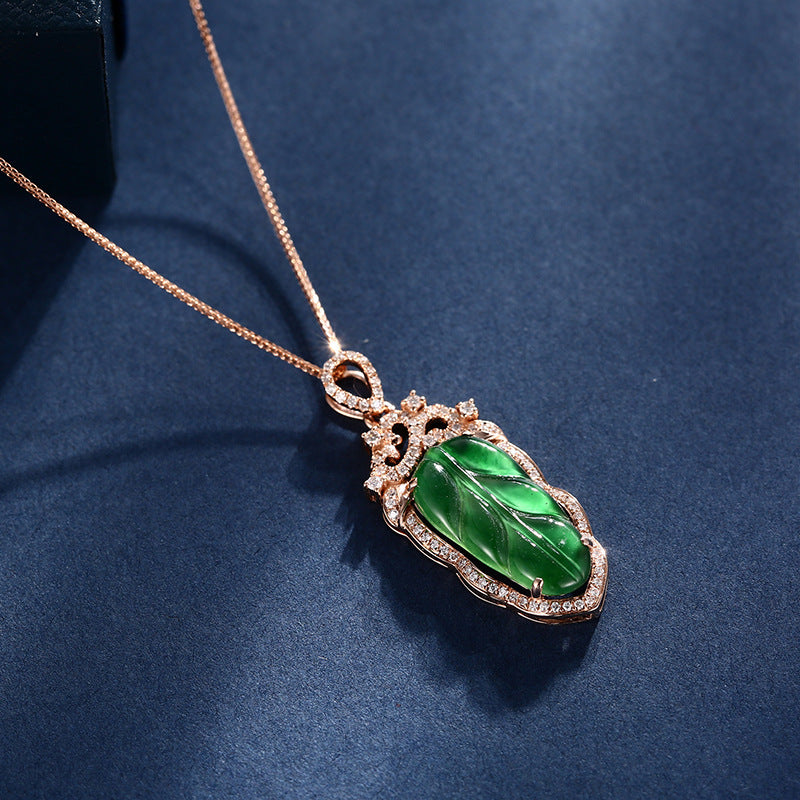 Ethnic Jadeite Pendant for Women