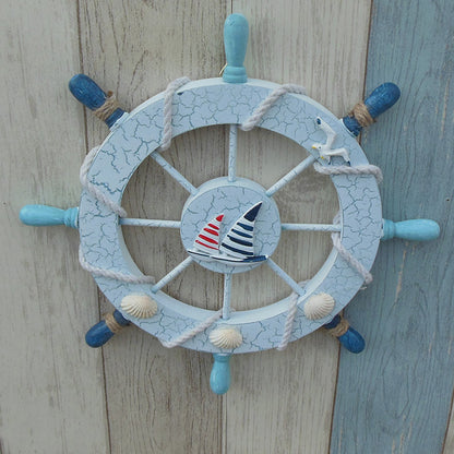 Mediterranean Ship Rudder Decoration Piece