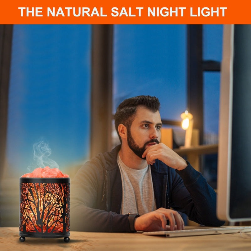 crystal salt lamp