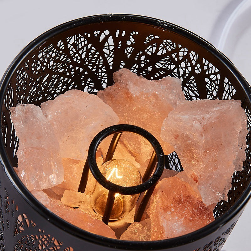 crystal salt lamp