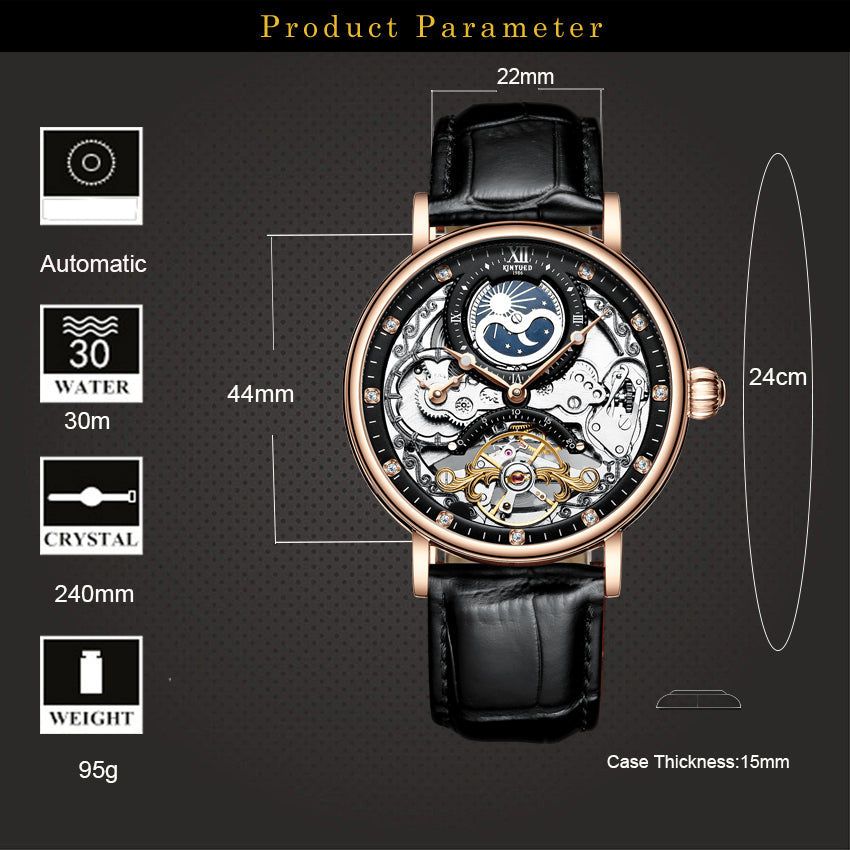 KINYUED Swiss Mechanical Watch