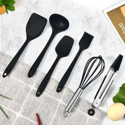 6-Piece Silicon Spatula Set & Baking Accessories