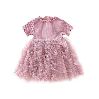 New Children's Clothing Girls Baby Dress Princess Yarn Skirt