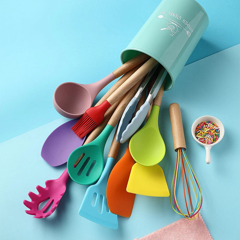 Silicon Non-Stick Spatula Set