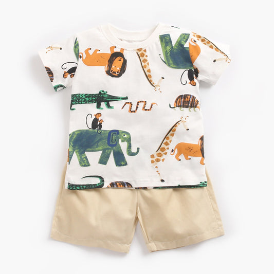 Baby Boy Print Summer Dress