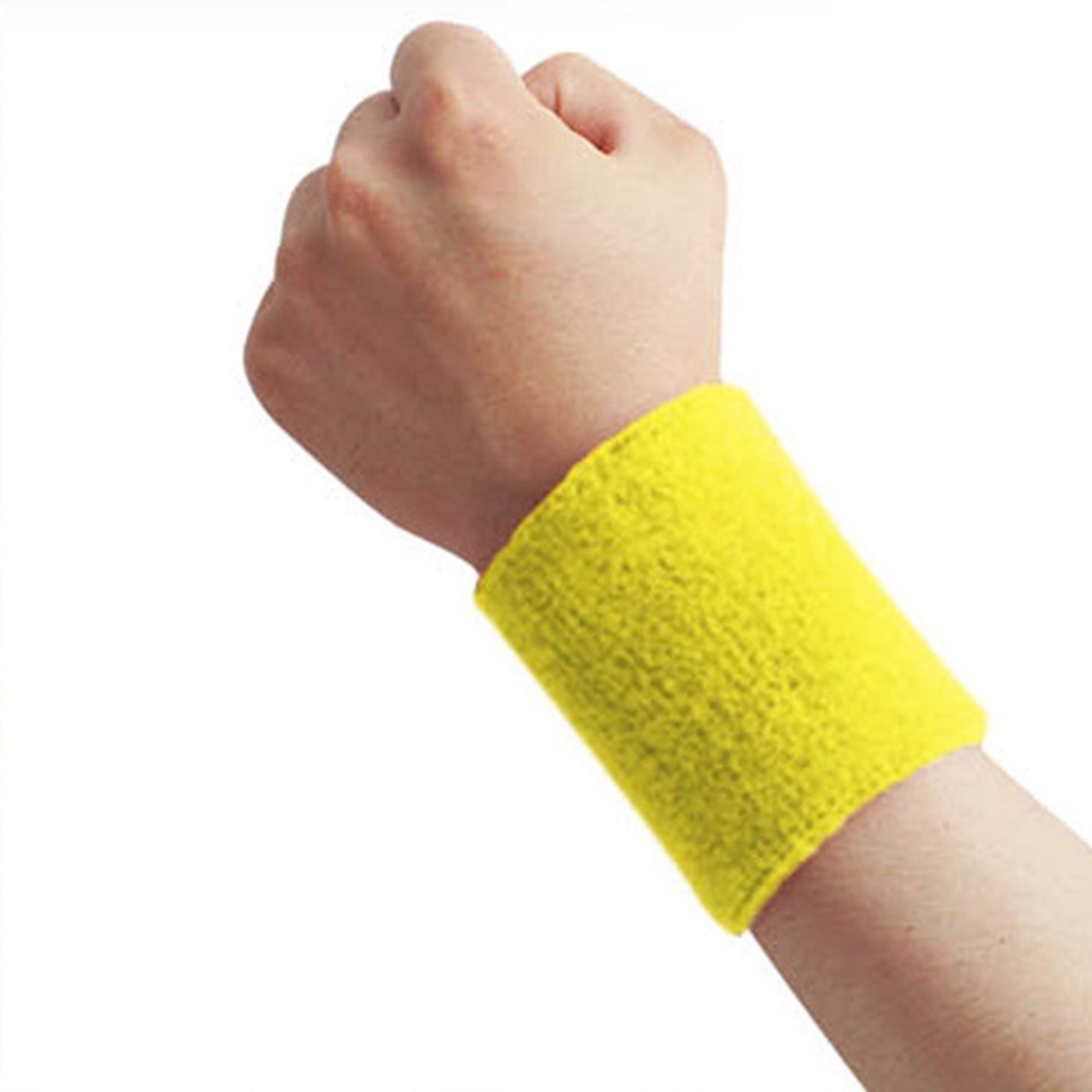 Fitness sweat-absorbent wristband