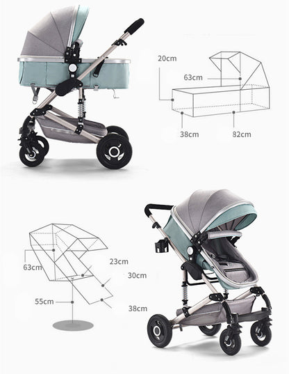 Reclineable Baby Stroller