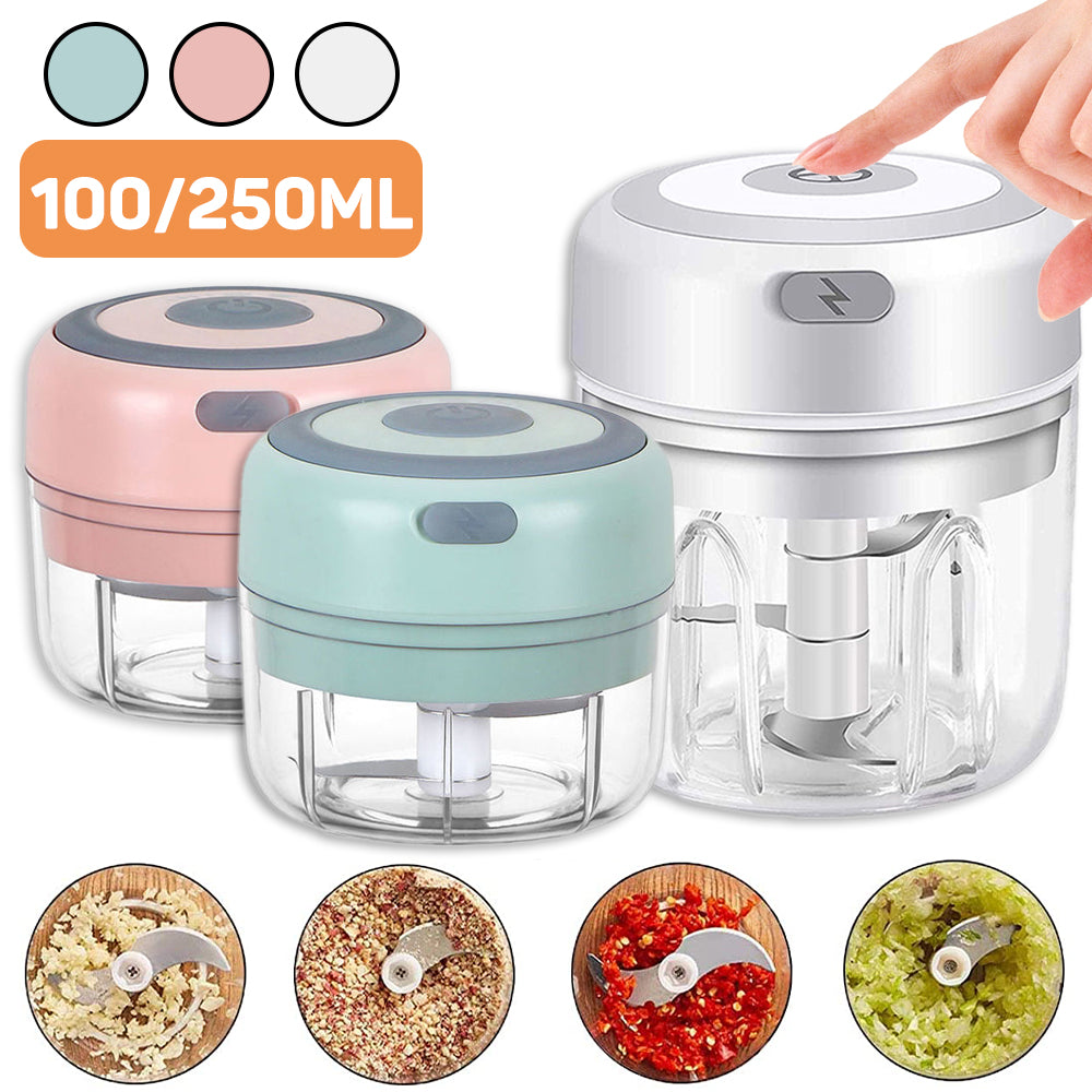 Mini Electric Garlic Chopper with USB Charging / Chili Vegetable Crusher