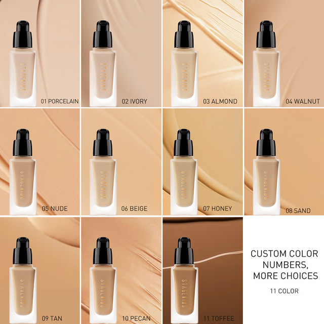 Lightweight Concealer Liquid Foundation with UV Protection