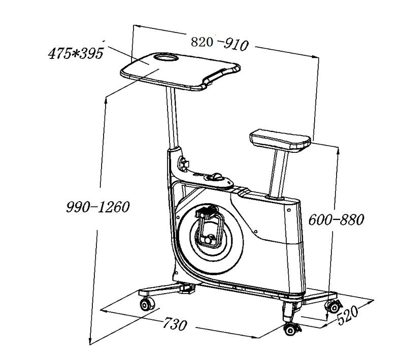 Magnetic Control Aerobic Exercise Bike