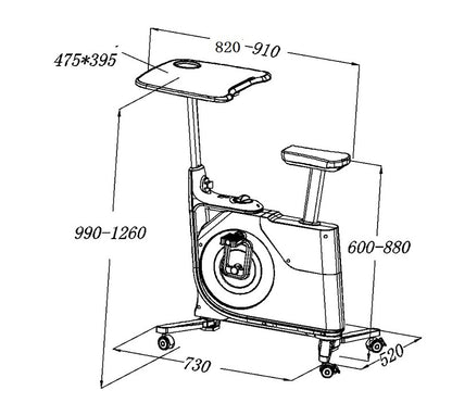 Magnetic Control Aerobic Exercise Bike