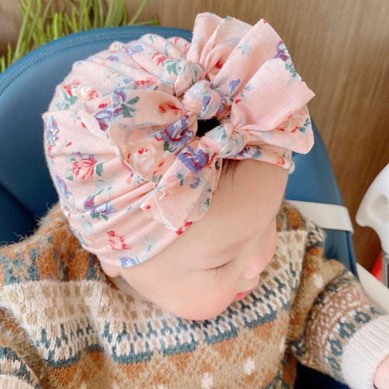 Baby bow hat