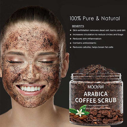 Arabica Coffee Scrub for Skin Glow