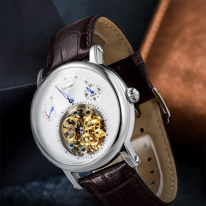 Leather Waterproof Mechanical Watch