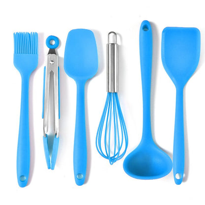 6-Piece Silicon Spatula Set & Baking Accessories