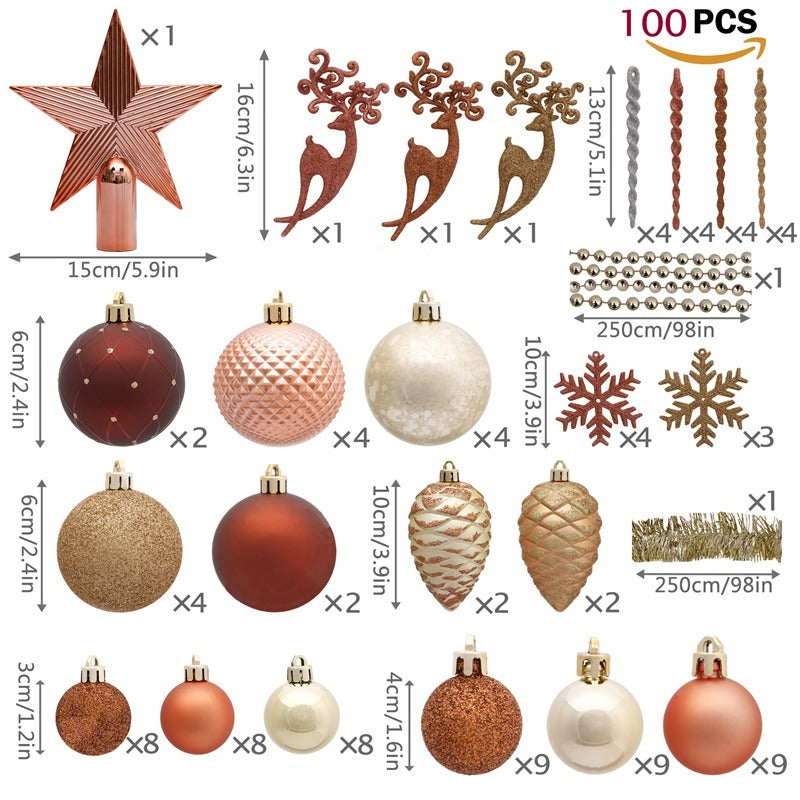 Christmas Ball Gift Pack 100pcs