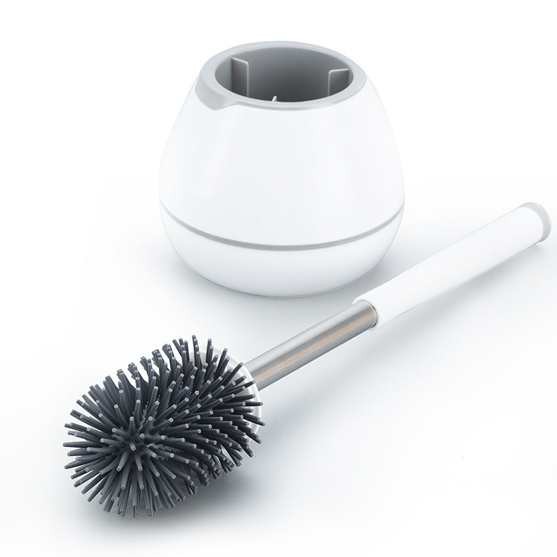 Portable Toilet Brush with Soft Bristles