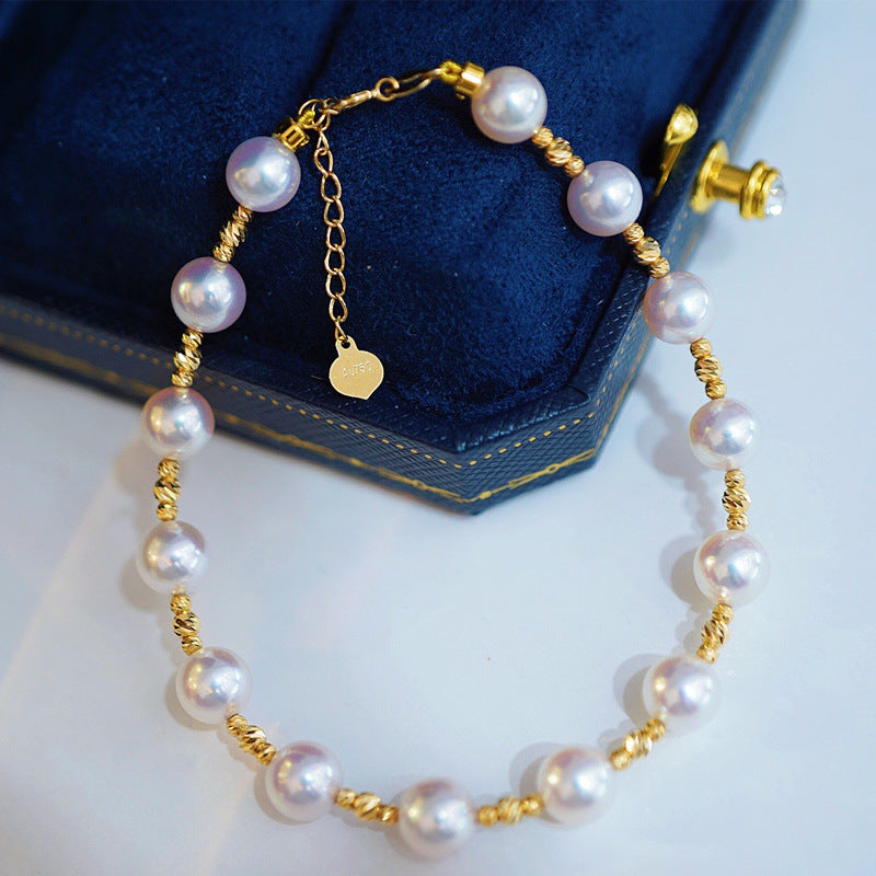 Italian Akoya Sea Pearl Bracelet