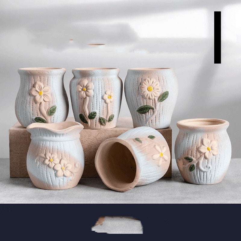 Ceramic Indoor Succulent Plant Pots