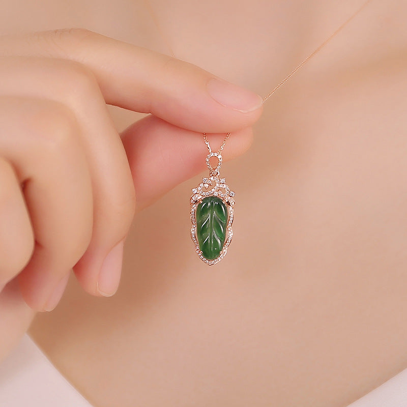 Ethnic Jadeite Pendant for Women