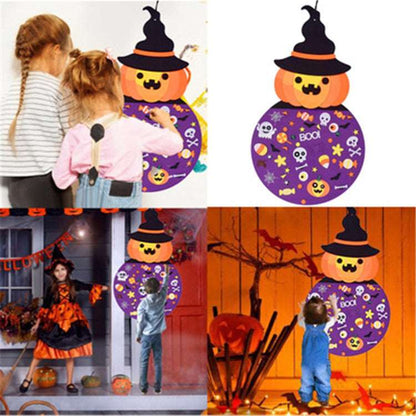 3D Felt Halloween Pumpkin Kids DIY