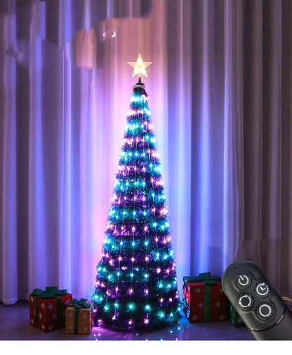 LED Christmas Tree Lights Multi-function Point-and-control Holiday Decorations