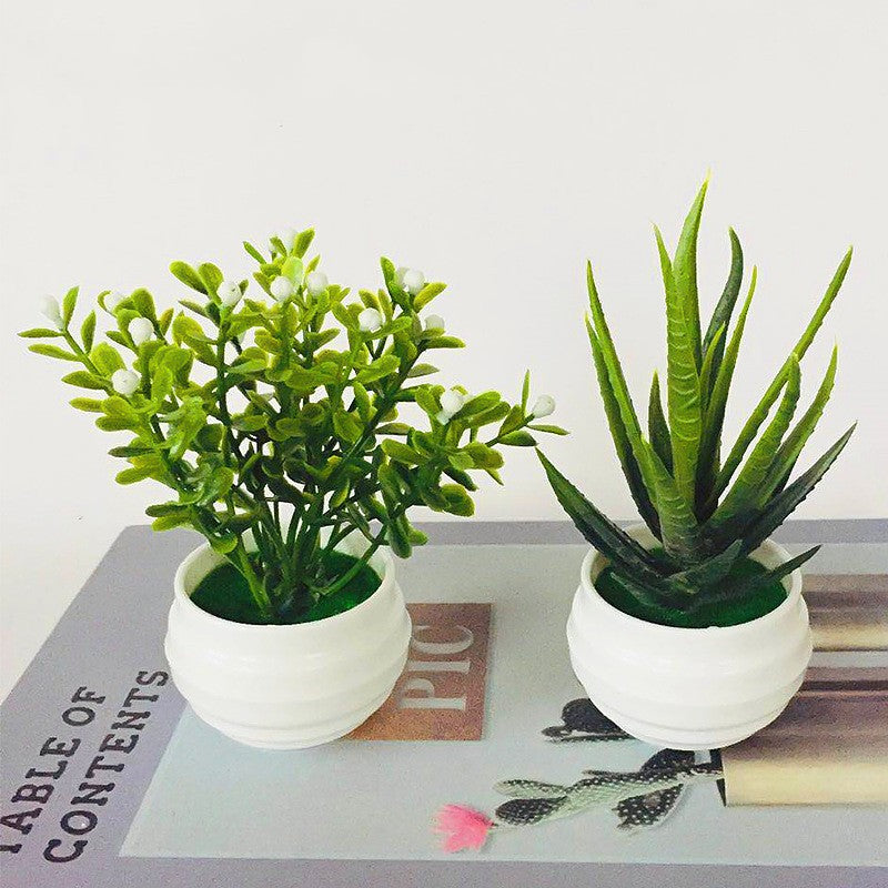 Office Trinket Artificial Plant Pot