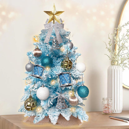 Tabletop Christmas Tree With Light Decorations