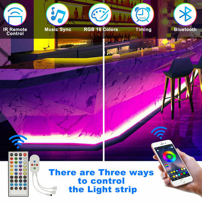 LED Strip Lights / Bluetooth Color Changing Light with Remote