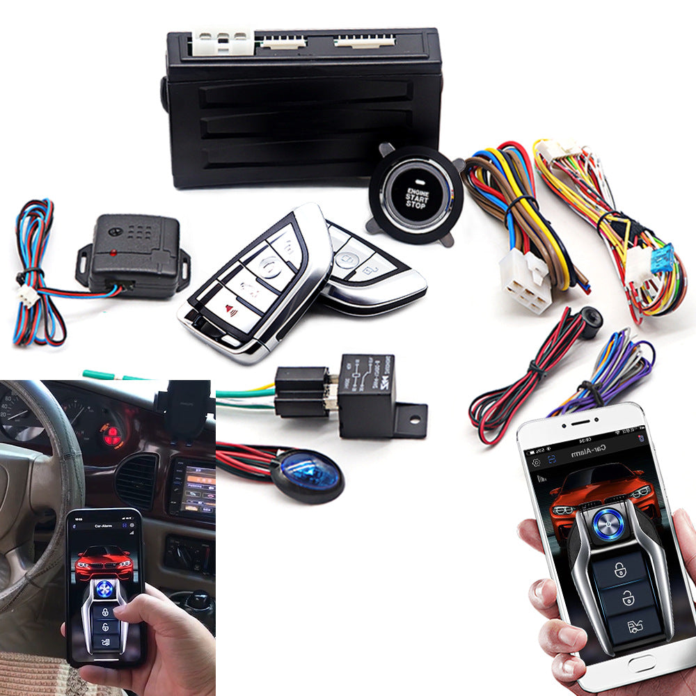 Universal Mobile Phone APP Car Control System