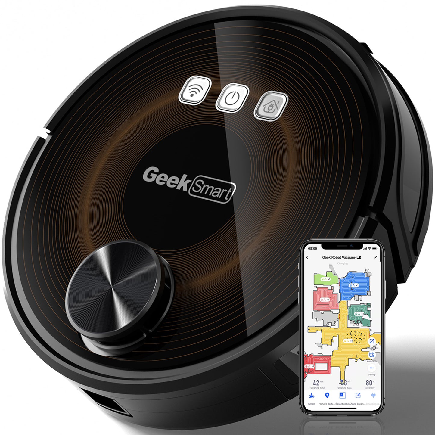 Geek Smart Robot Vacuum Cleaner & Mop