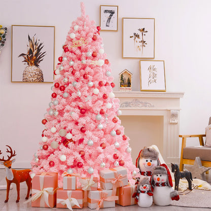 1.8m Deluxe Snow Flocking Christmas Tree