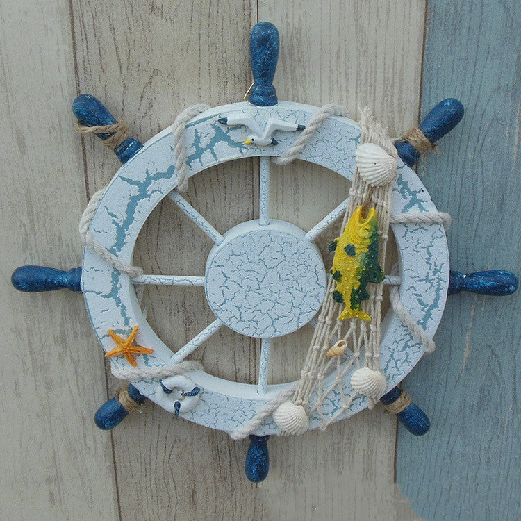 Mediterranean Ship Rudder Decoration Piece