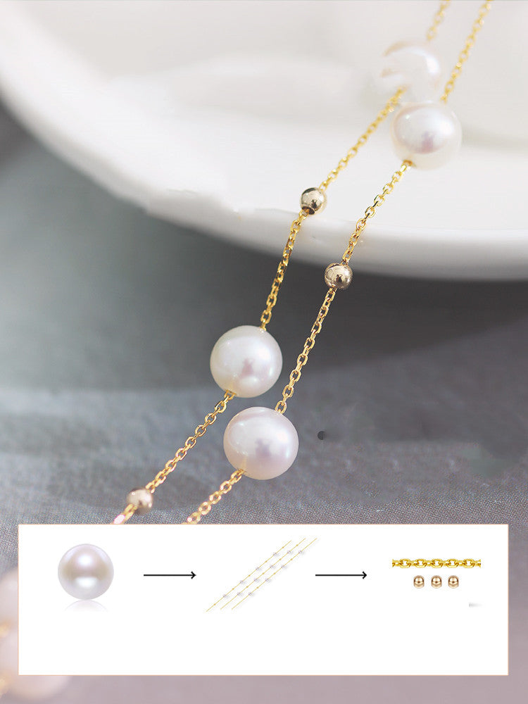 Pearl Gypsophila Necklace