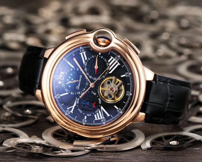 Mechanical Leather Watch