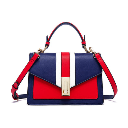 Color-block Square Handbag