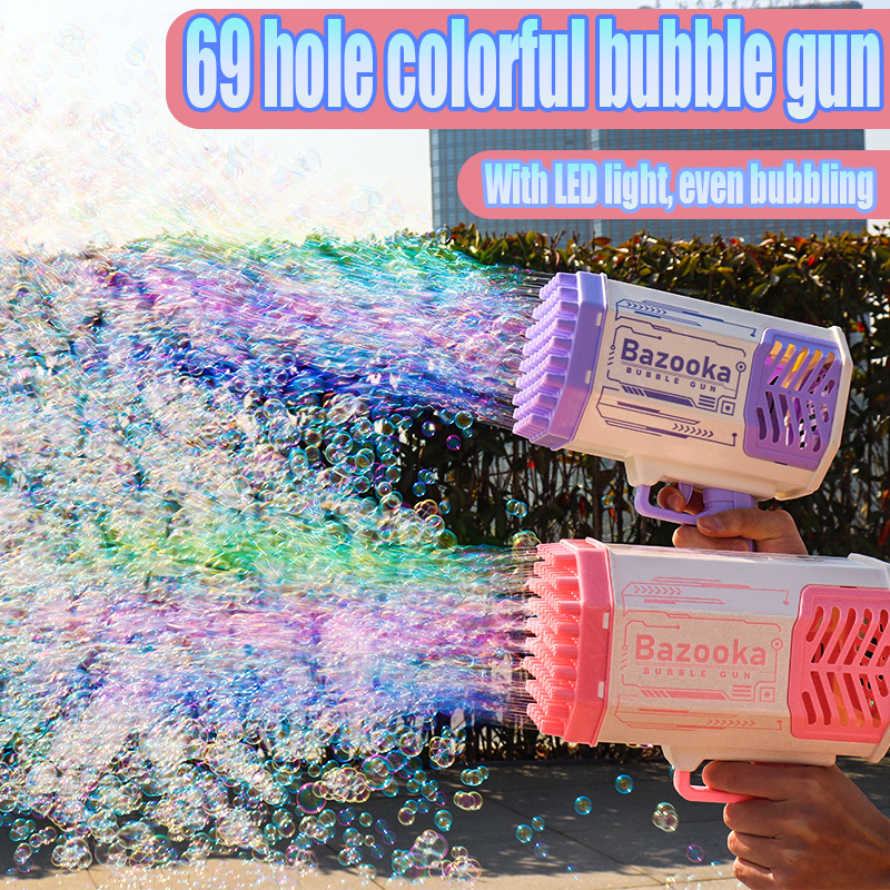 Bubble Blower Gun with Light