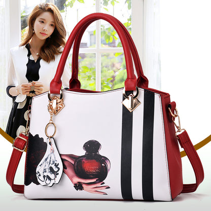 Korean Style Printed Handbag