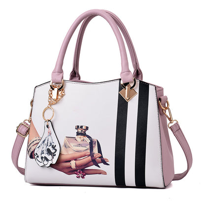 Korean Style Printed Handbag