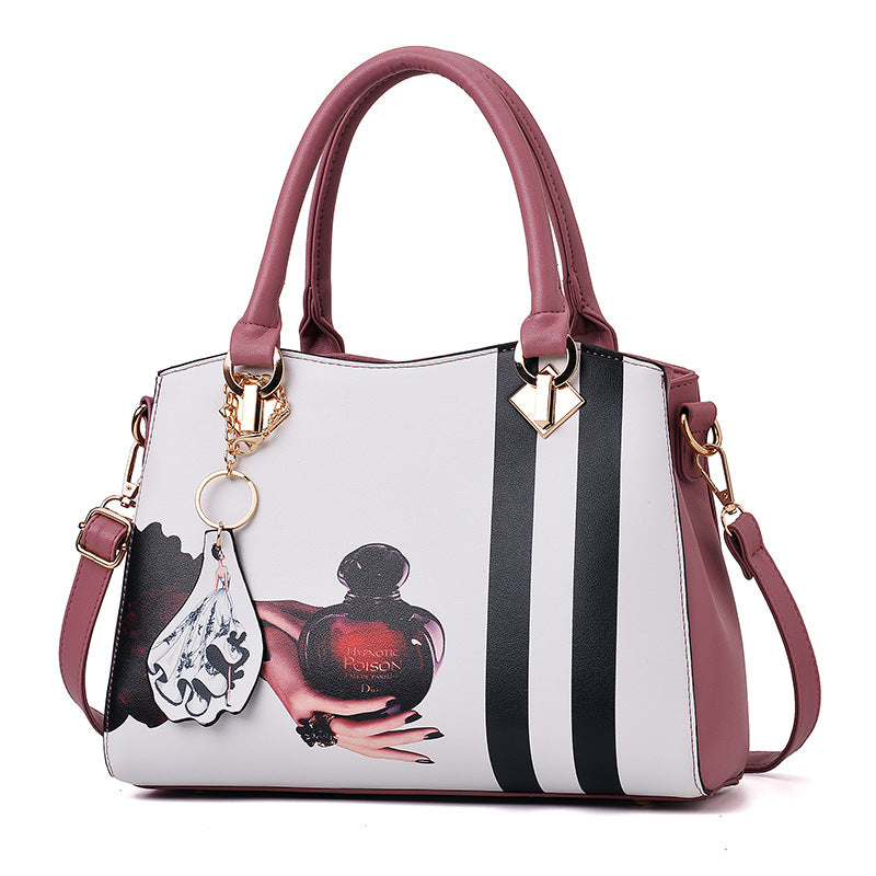 Korean Style Printed Handbag