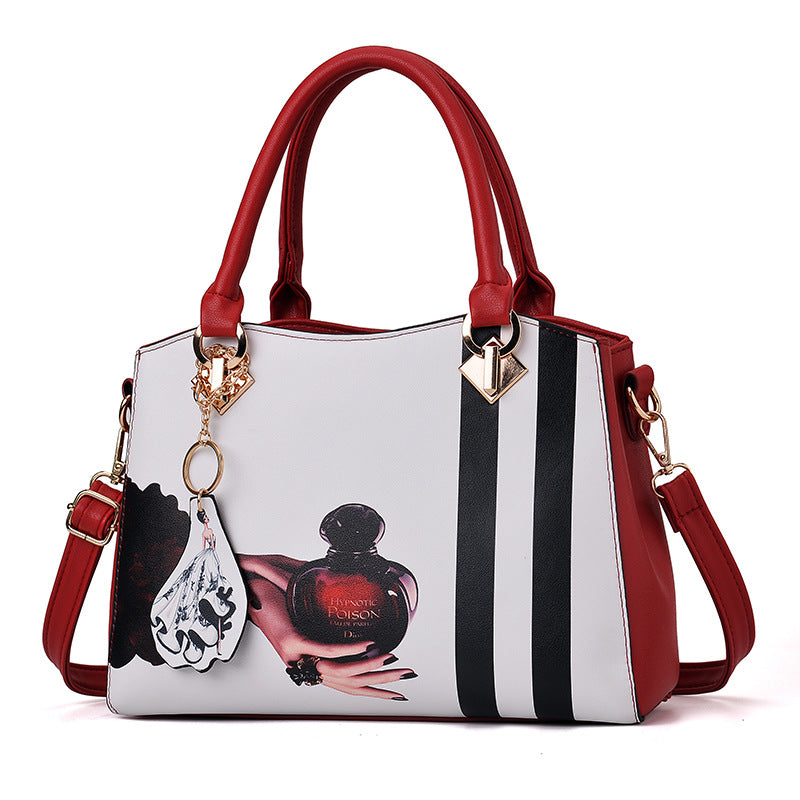 Korean Style Printed Handbag