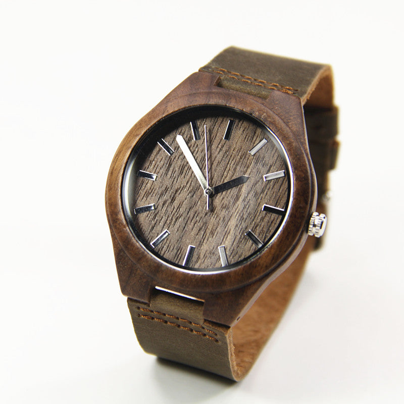 Walnut Wooden Wrist Watch