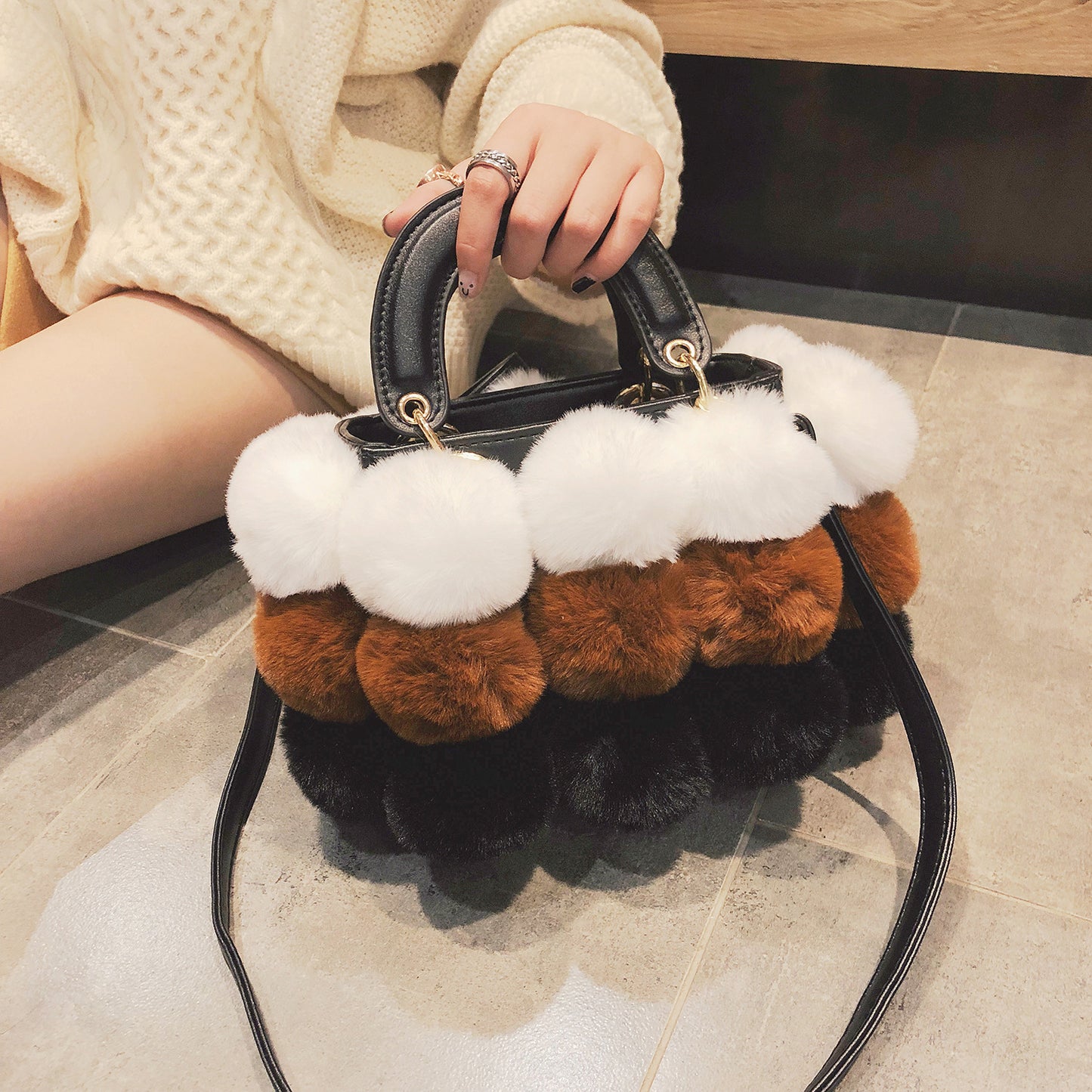 Plush Handbag